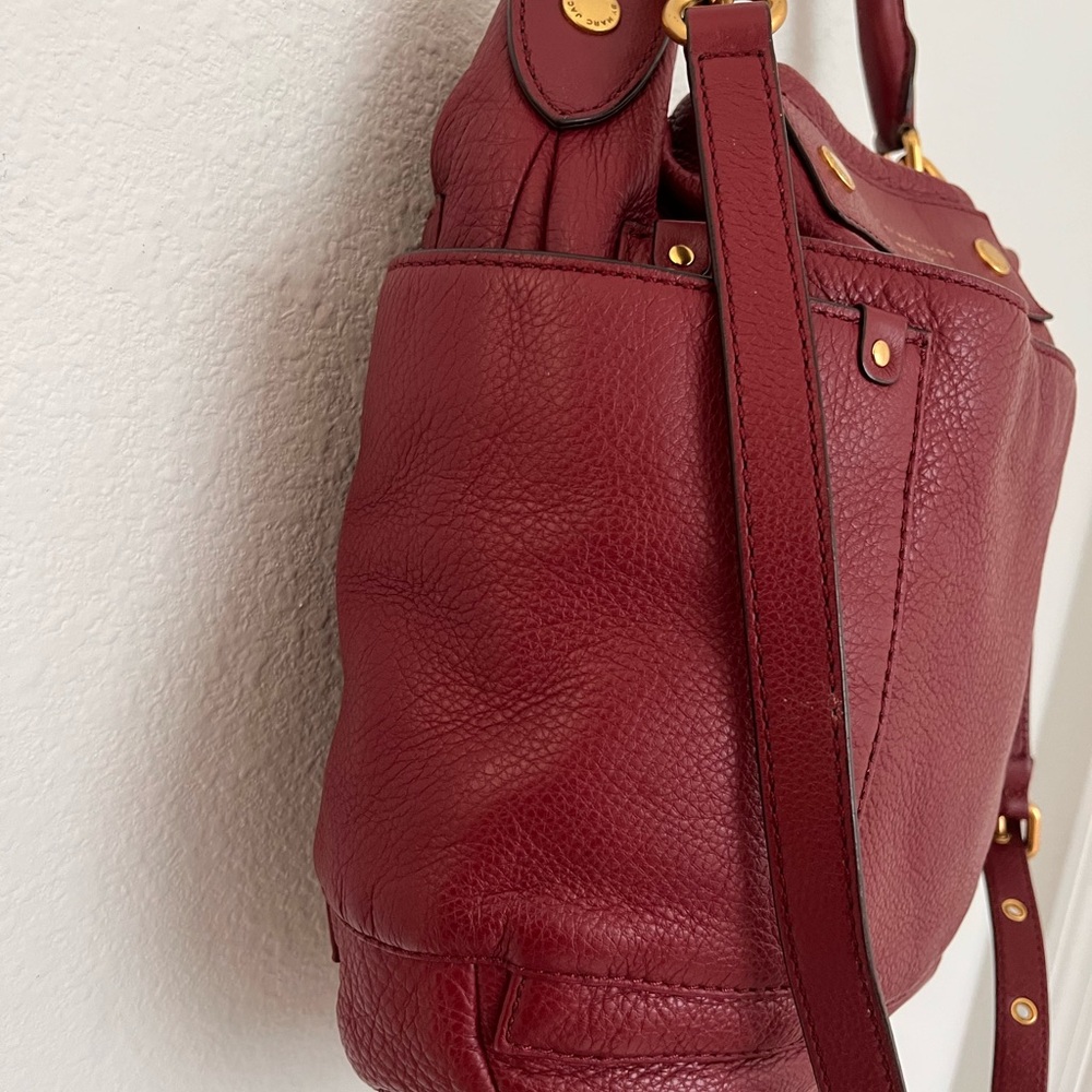 Marc by Marc Jacobs Red Leather Hobo Bag - Picture 4 of 12